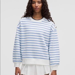 Perfectly Oversized Fleece Crewneck Sweater